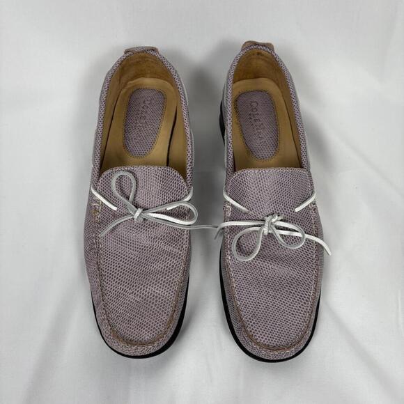 Cole Haan Size: 8.5 Purple Snake Print Loafers | Minimalist, luxury - Picture 2 of 9
